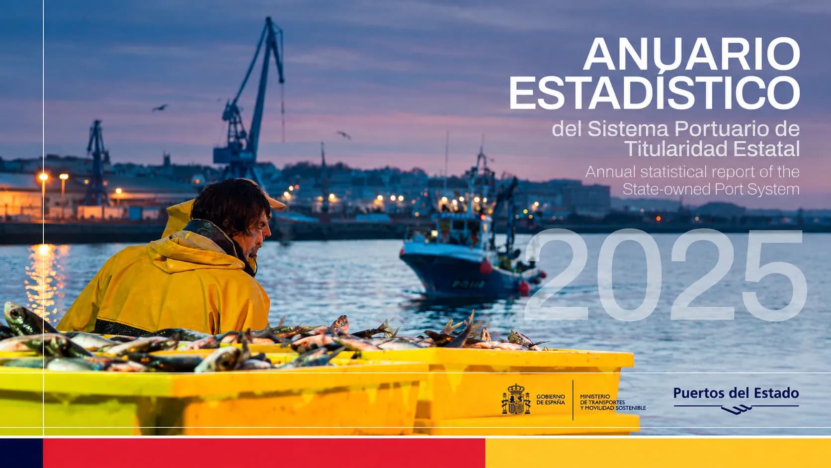 Los puertos españoles cierran 2025 con 556,2 millones de toneladas y un nuevo récord de 42,5 millones de pasajeros