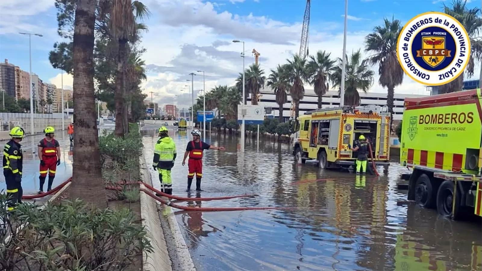El Puerto de Algeciras habilita una conexión provisional entre sus accesos Norte y Sur tras las inundaciones