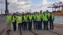 Delegación danesa en el puerto de Sevilla