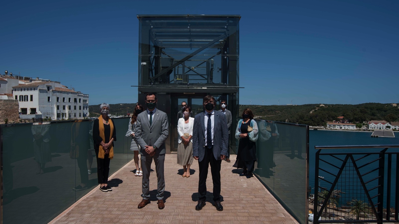 Inauguracion ascensor puerto mahon2